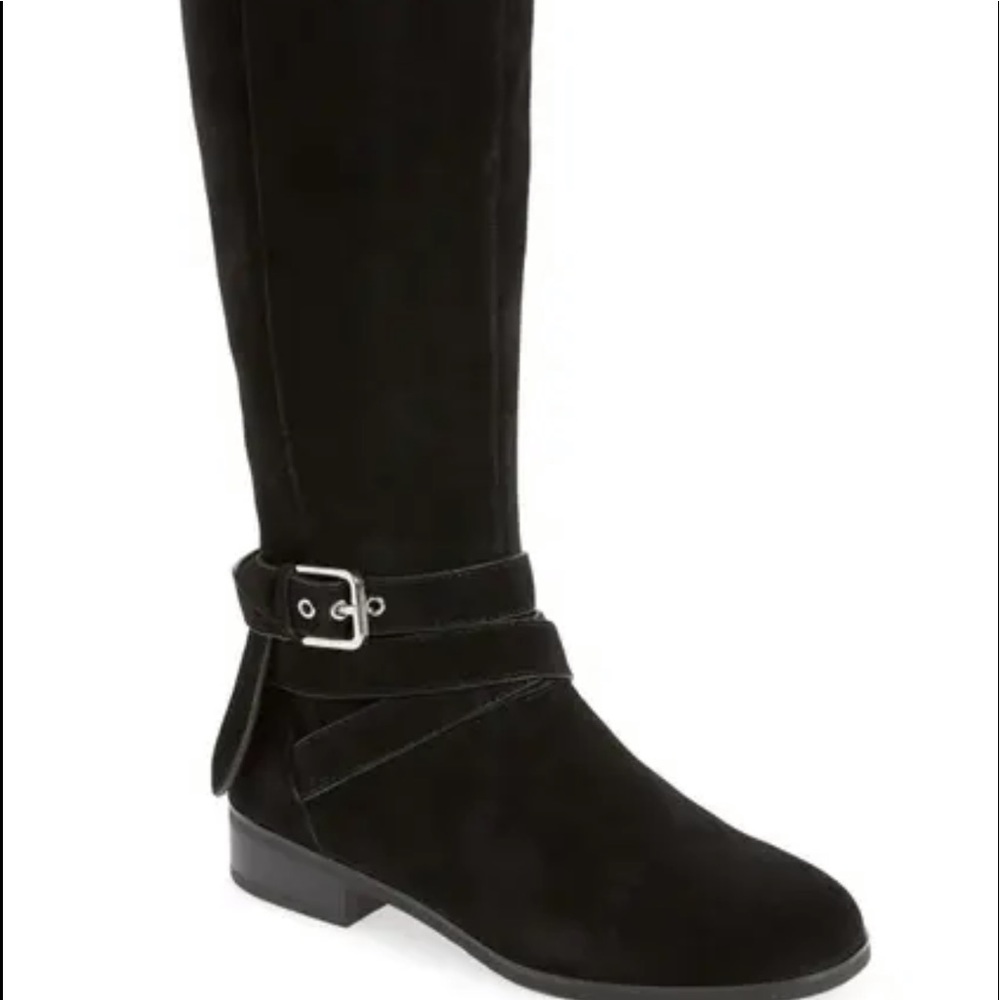 Black Kensie Suede Knee High Boots ❤️